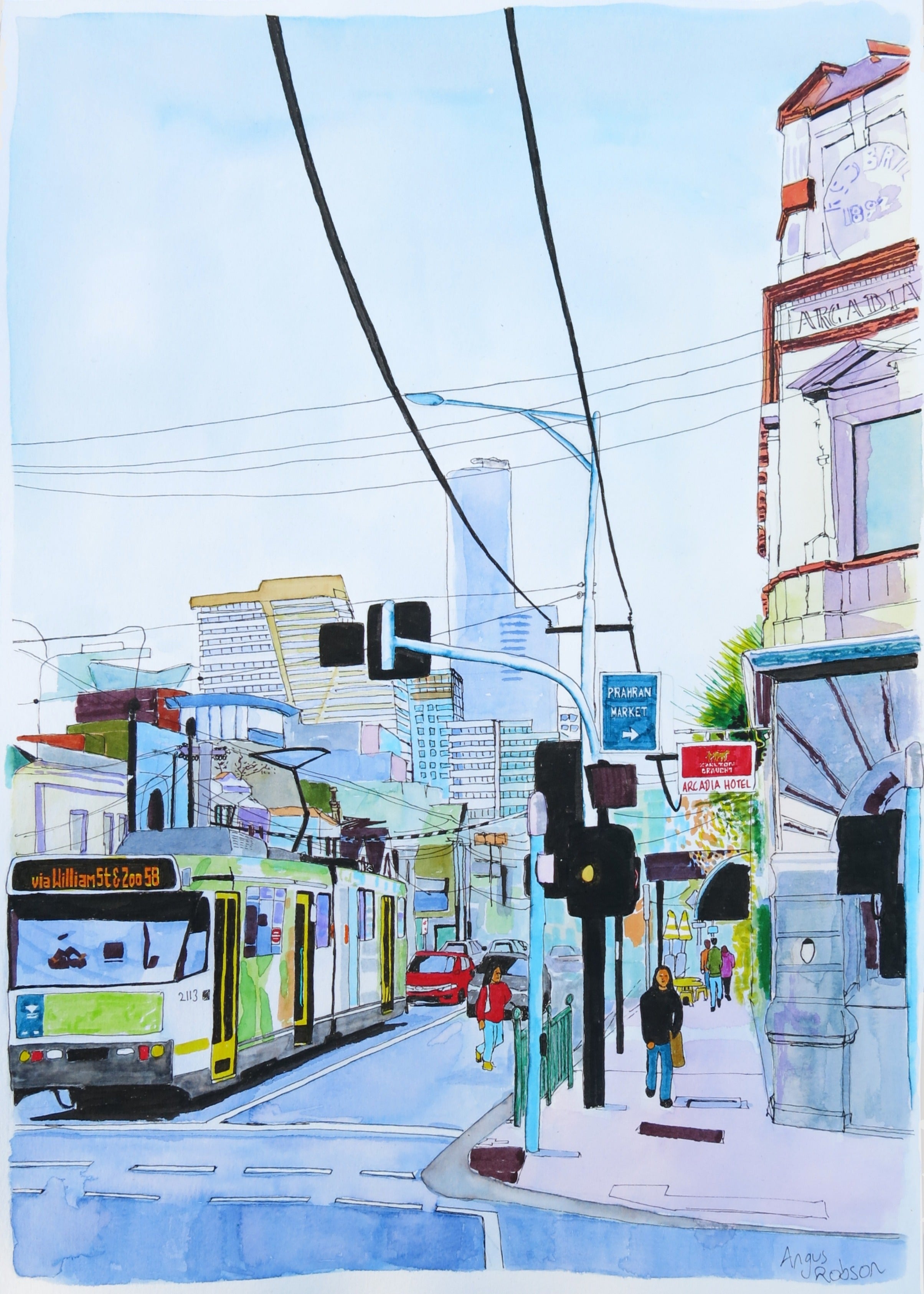 Morning in South Yarra - Original Artwork
